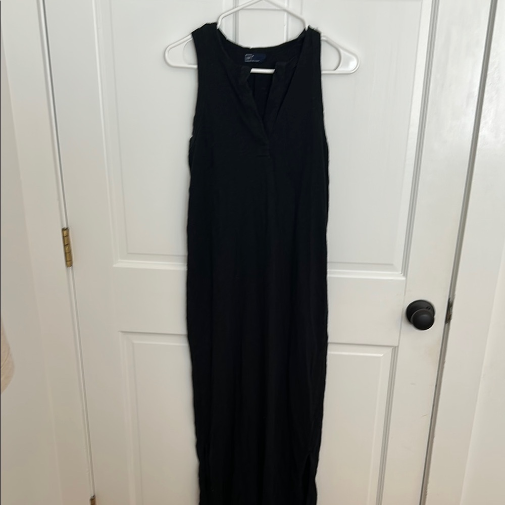Black Sleeveless Maxi Dress